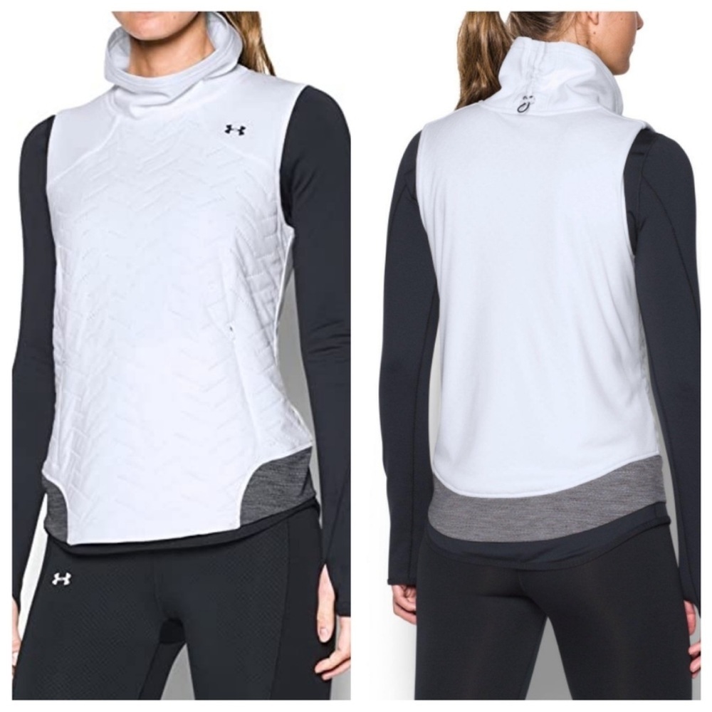 Under Armour ColdGear Reactor 3G Running Vest Pullover Funnel Neck, XS